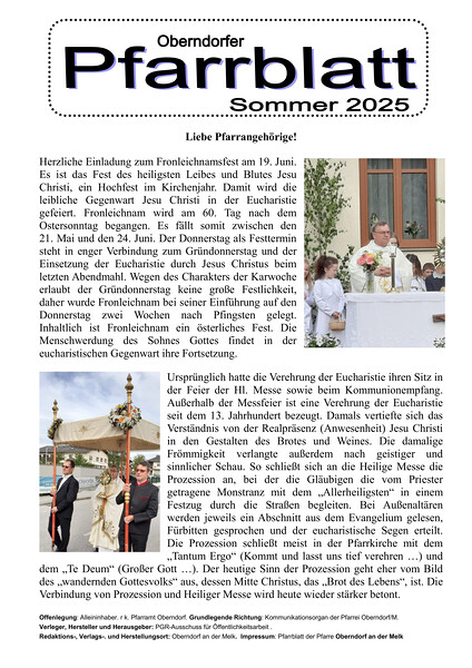 Pfarrblatt