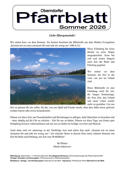 Pfarrblatt