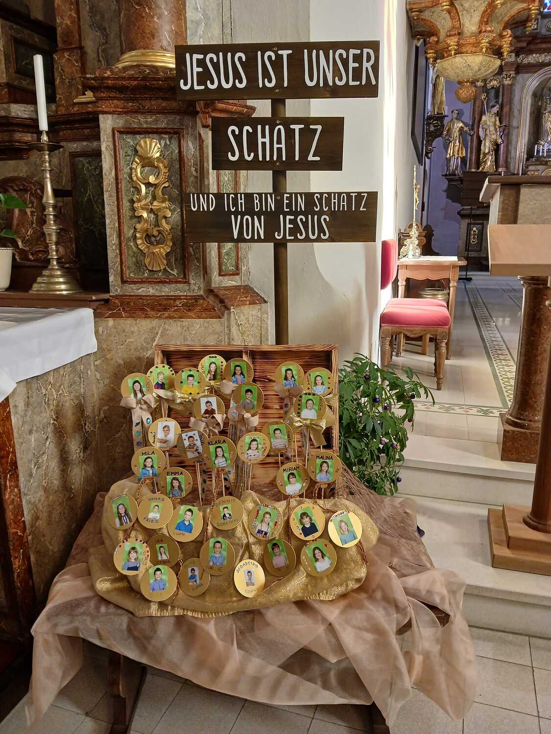 Erstkommunion-Motto / Pfarre Oberndorf Erstkommunion-Motto