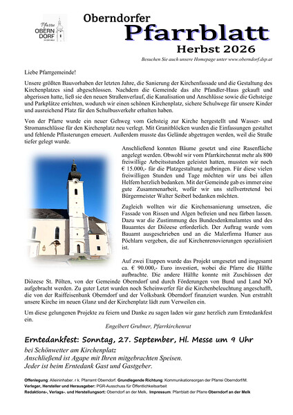 Pfarrblatt