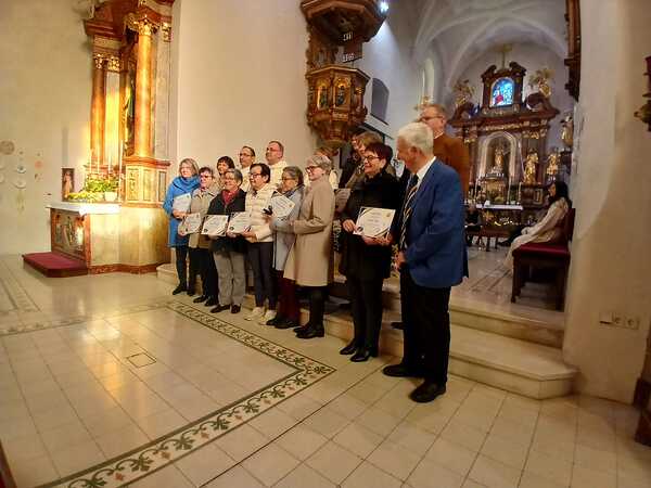 ausgeschiedene Chormitglieder