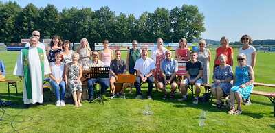 Messe am Fußballplatz 