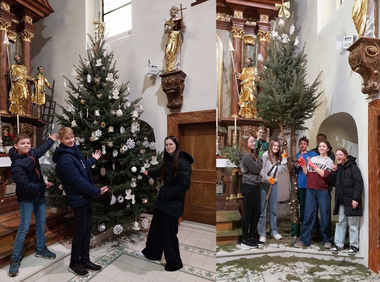 Christbaum abräumen