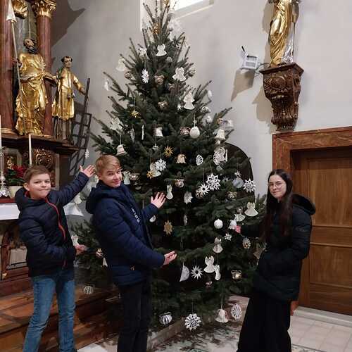 Christbaum abräumen
